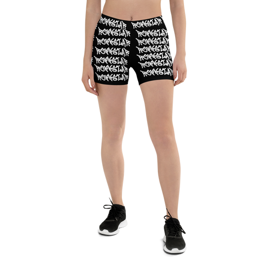 RokkStar Print - Tight Shorts