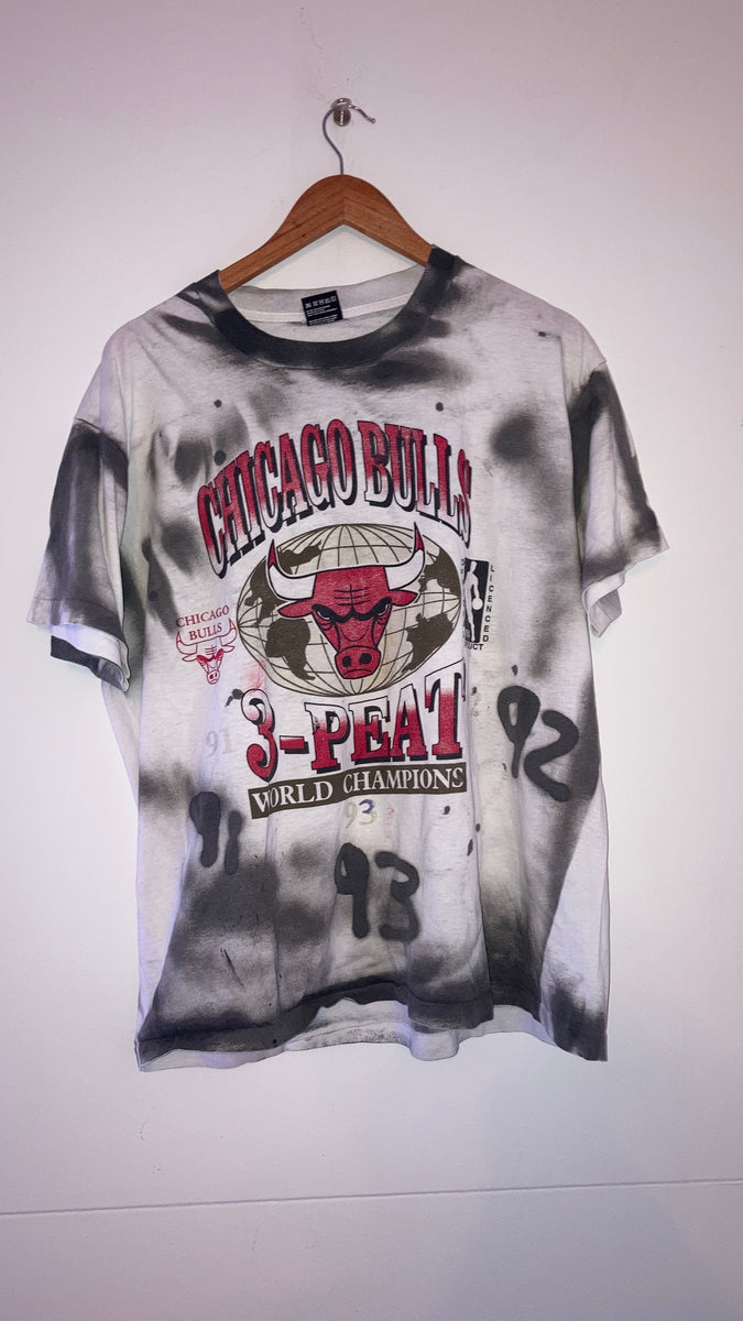 chicago bulls 3 peat t shirt
