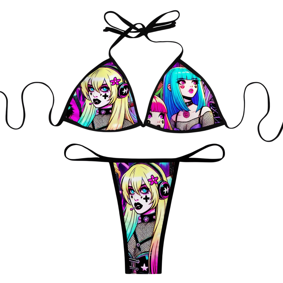 Anime Cyber Doll Bikini