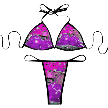 Purple Cherry Bikini