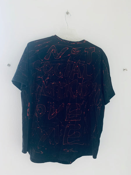 NOT SOCIAL OUTKAST LOVE ME BLACK / RED T-Shirt