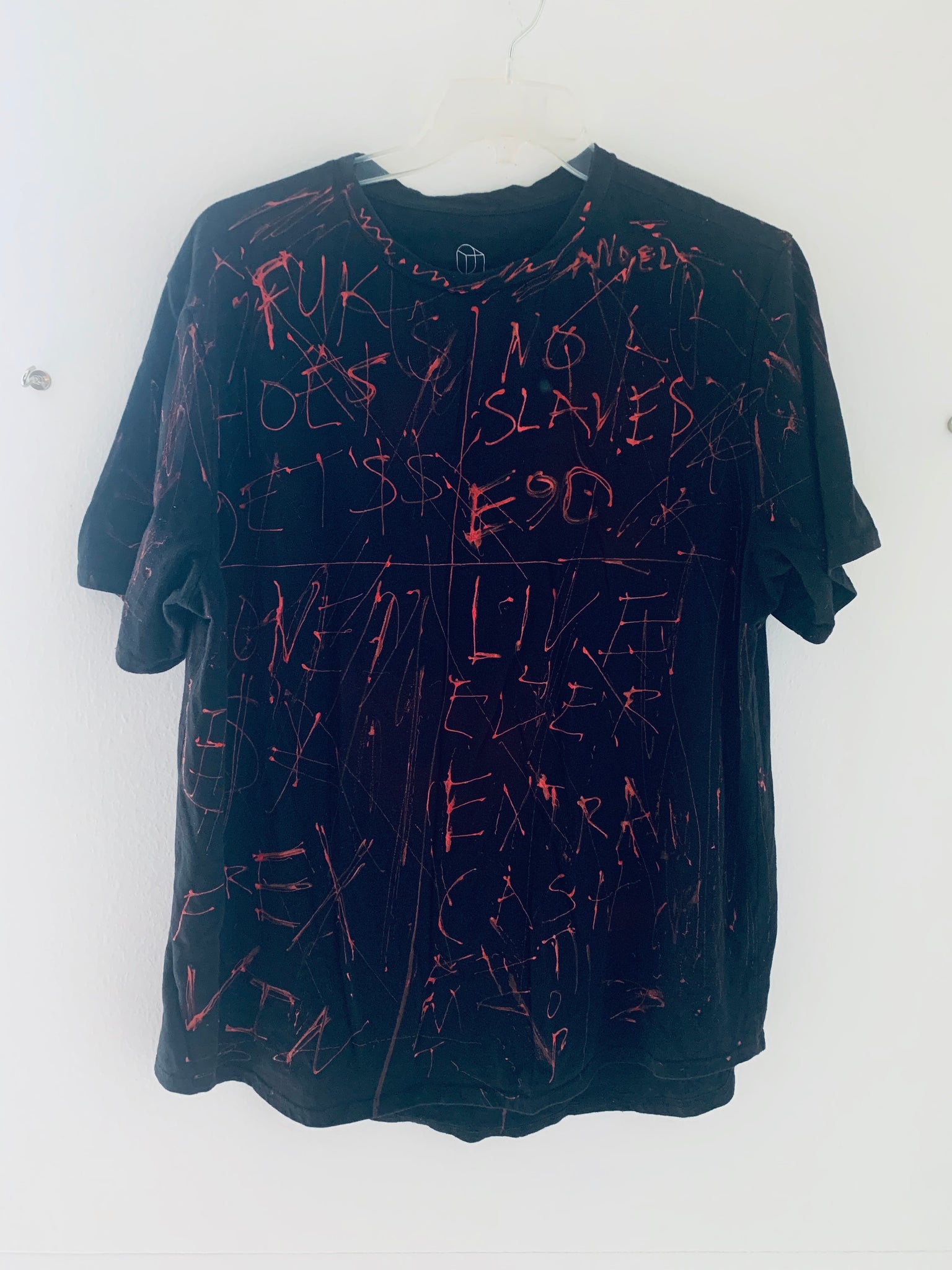 NOT SOCIAL OUTKAST LOVE ME BLACK / RED T-Shirt