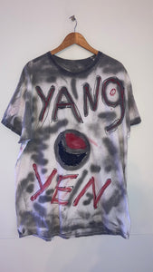 Yang Yen Black / Red Painted T-Shirt