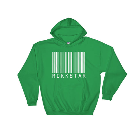 ROKKSTAR BARCODE HOODIE - GREEN